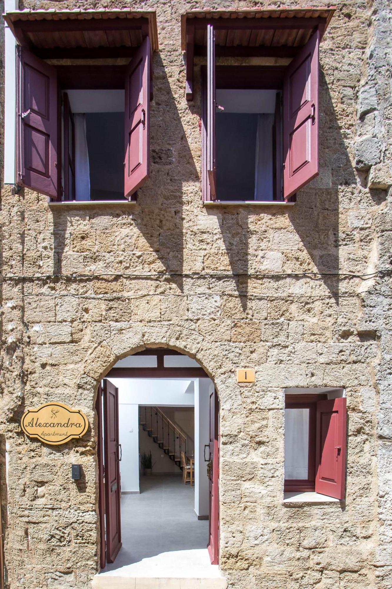 Alexandras Stone House Villa Rhodes City Exterior foto