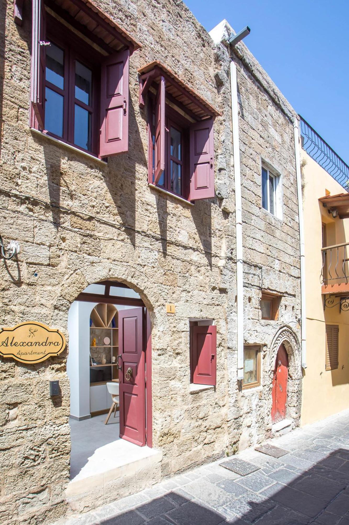 Alexandras Stone House Villa Rhodes City Exterior foto